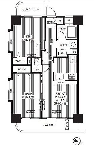 プラン・デスポワール 間取り図