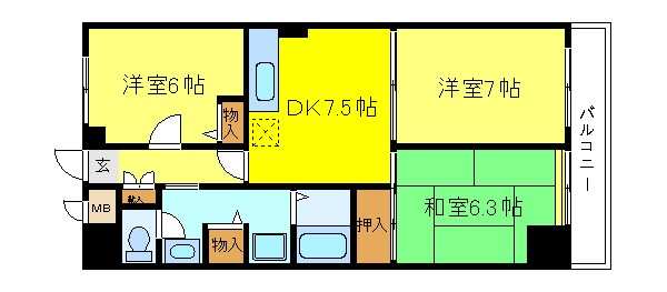 グランドール神谷 間取り