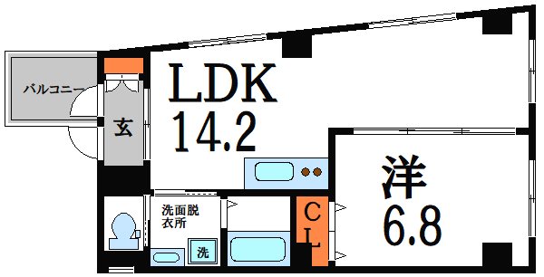 アウンザスイ 間取り図