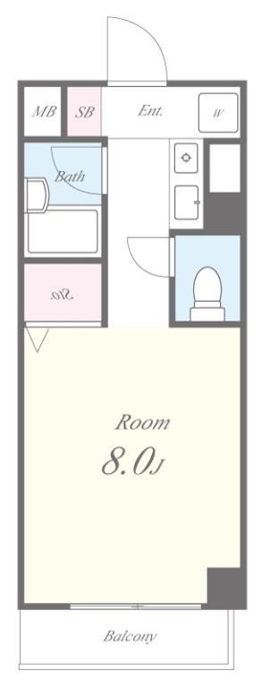 コンフォール勝どき 間取り図