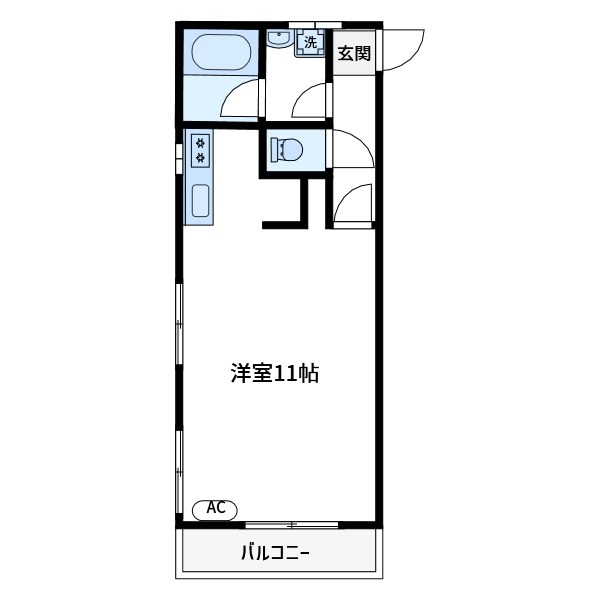 駅前光ハイツ  間取り図