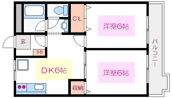 菊川ハイム 間取り