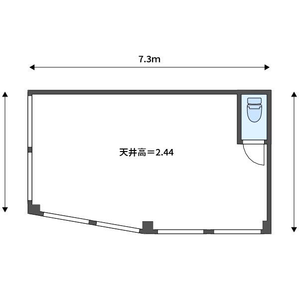 コーポ小谷（テナント） 間取り