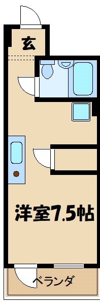 ニシムラアパートメント 間取り図