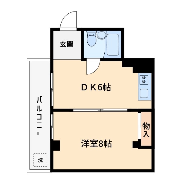 ライトピア   304号室 間取り