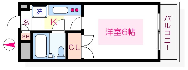 メゾンクレール 間取り図