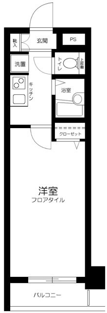 スカイコート銀座東第2  間取り
