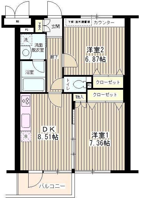 カーサフロラシオン 間取り図