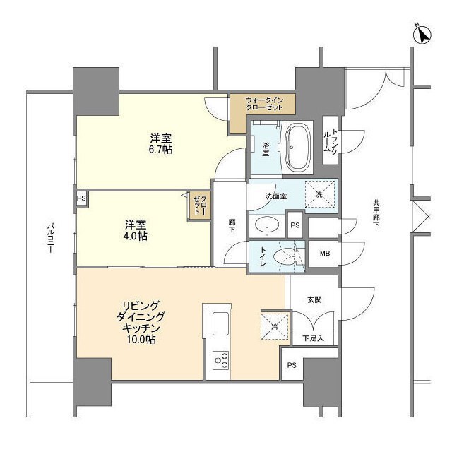 BLESS蔵前 間取り図