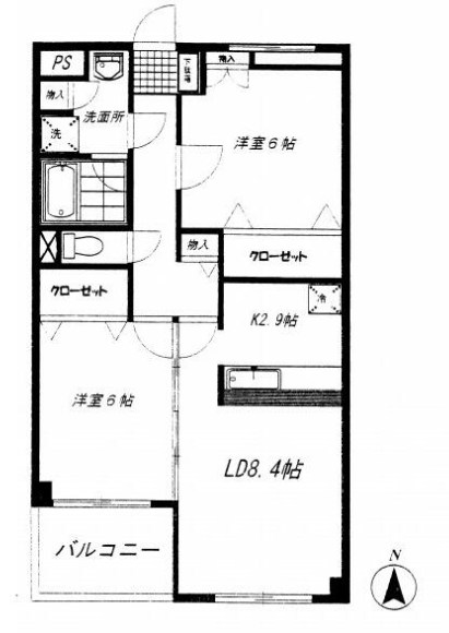 クレセール 間取り図