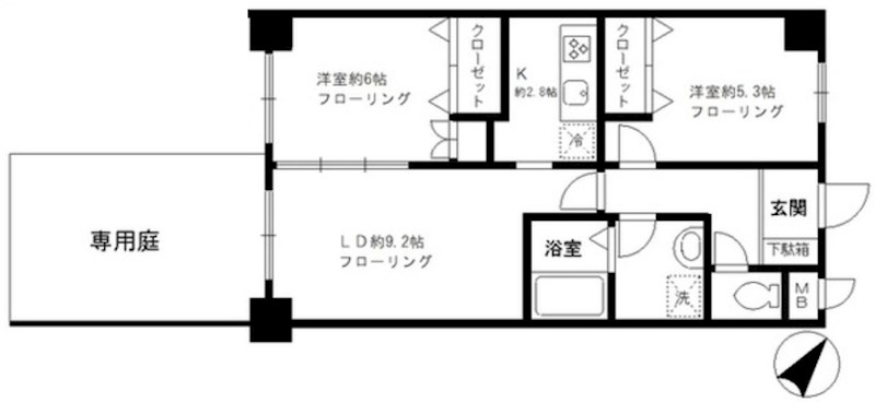 ファインクレスト西葛西 間取り図