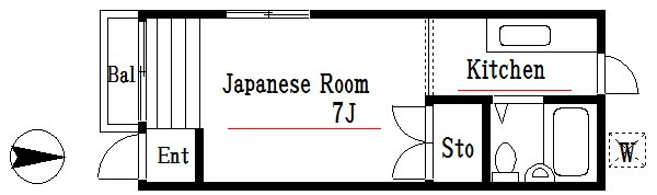 ローズハイツ 間取り図