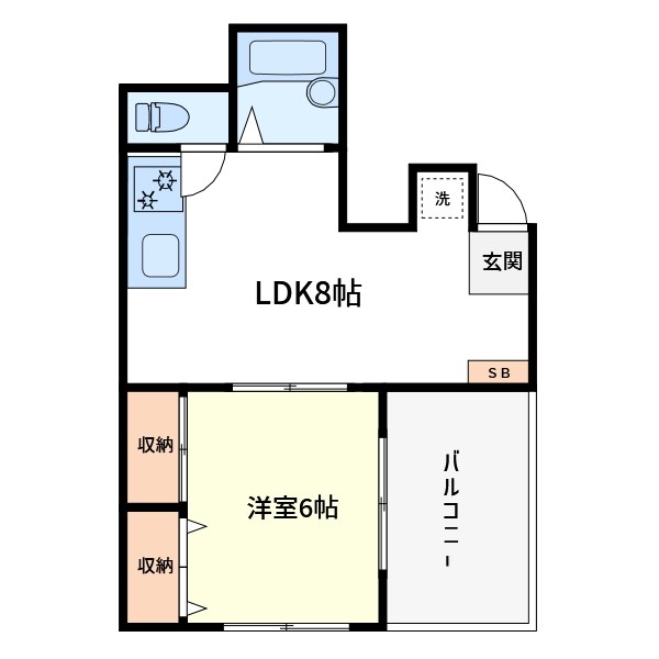 ベレーザ千駄木 間取り図