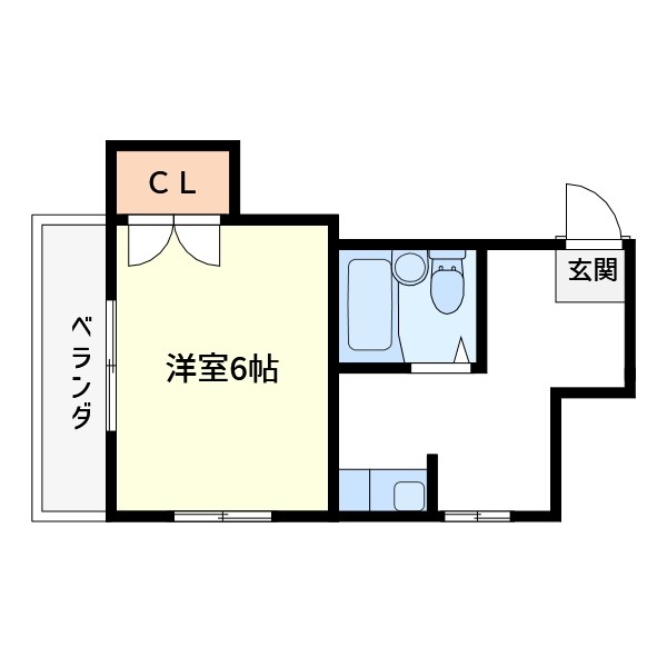 大杉マンション 間取り図