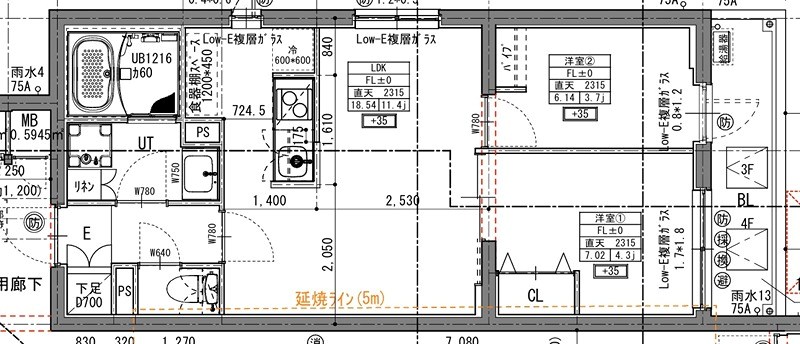 ラヴィエ―ル住吉駅前 間取り