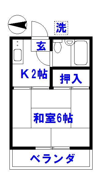 シティハイムウメジマ 間取り