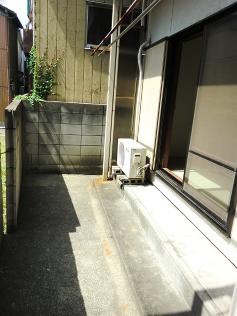 シティハイムウメジマ ベランダ