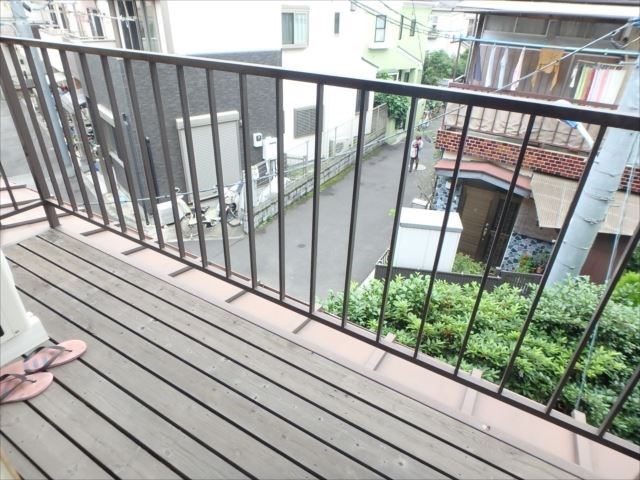 湧井コーポ ベランダ