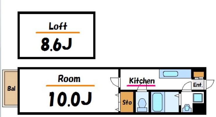 メルベーユ 間取り図
