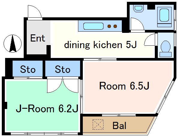 宝コーポ 間取り図