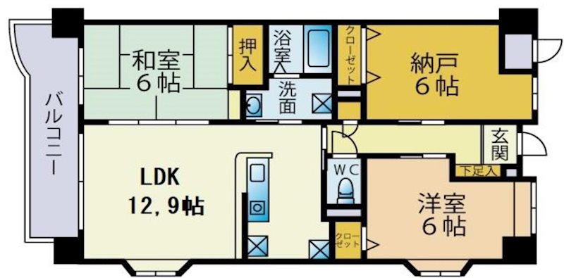 ベルメゾン南篠崎ユニゾン 間取り