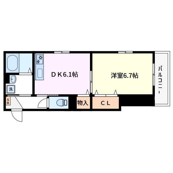 メゾンシンシア 間取り