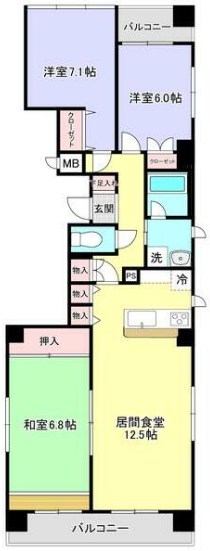 マルソ松が谷 間取り
