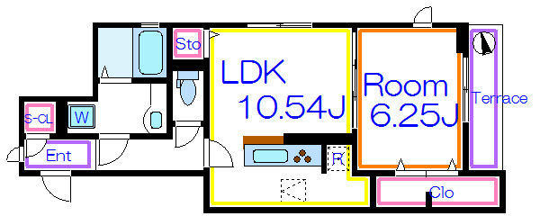 Ecke(エッケ）  間取り