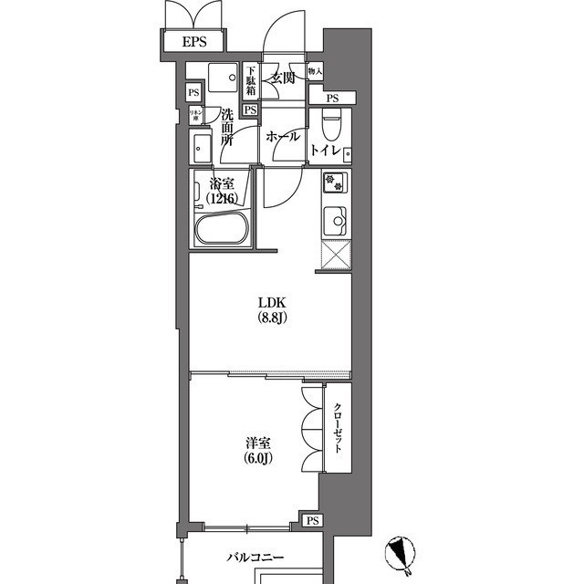 HAMACHO　APARTMENTS 間取り図