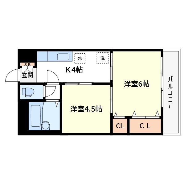 石川コーポ 間取り