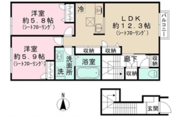 メゾンゴフク 間取り