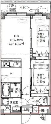 GENOVIA六町 間取り