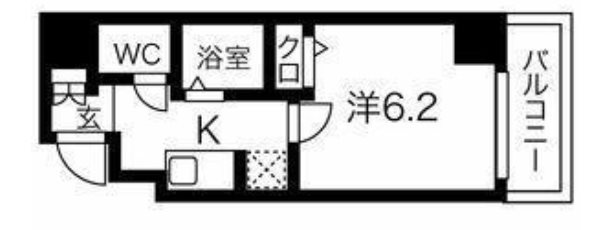 スパシエ門前仲町サウスクレスト 間取り図