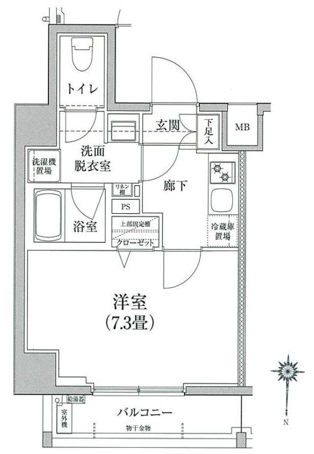 アイルカナーレ門前仲町 間取り