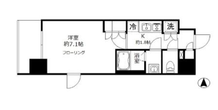 リエトコート西大島  間取り図