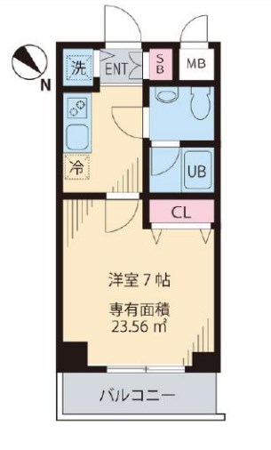 南海サザンコート行徳 311号室 間取り