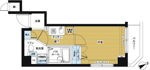 トーシンフェニックス日本橋兜町壱番館 間取り図