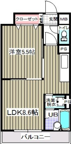 グランヴィラ 305号室 間取り