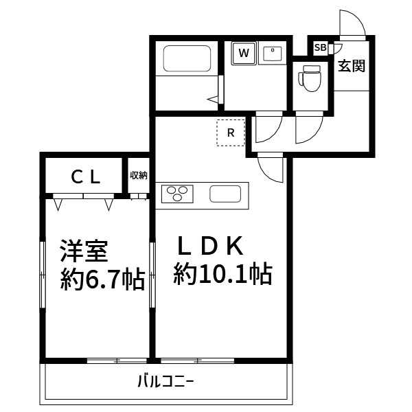 センターパーク平井Ⅴ  間取り