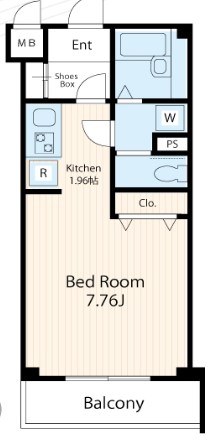 サンジュエル町屋  間取り