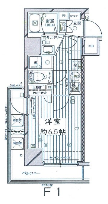REGALIZ北千住 間取り