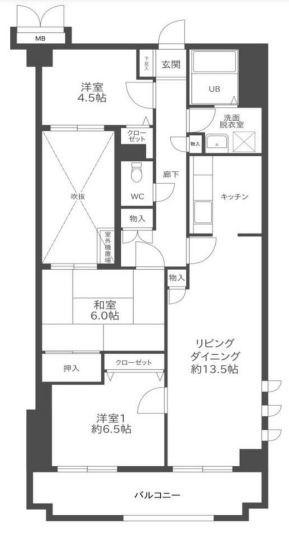 プレジール西新井  間取り