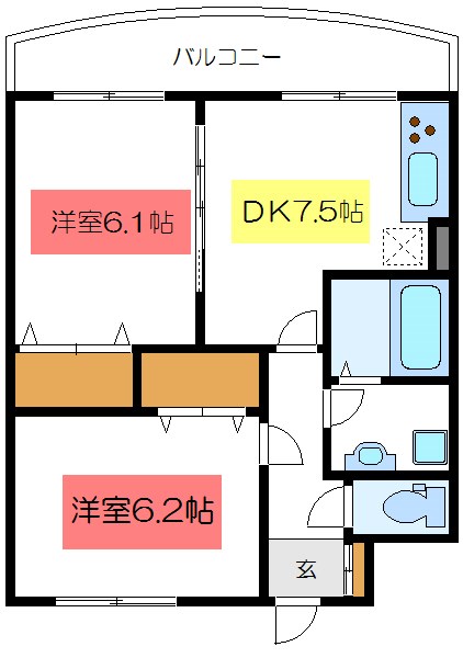 ベルノス34   間取り