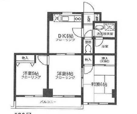 コスモハイツ伊藤    間取り図
