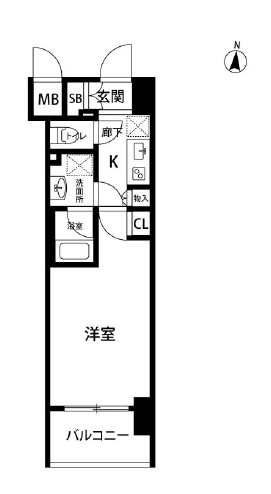 アビタ住吉  間取り