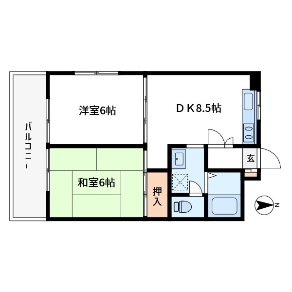 エスポワール篠崎３ 間取り