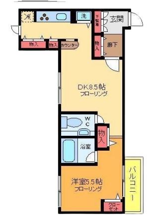 レクノスⅠ 間取り