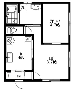 江戸川六丁目ハウス 間取り