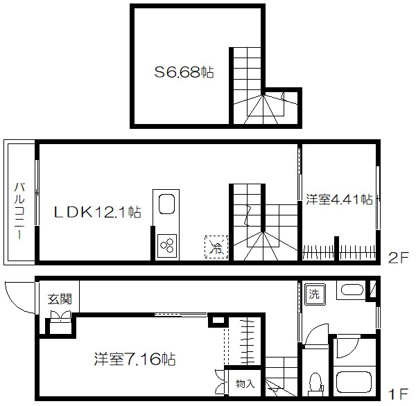 漆喰の家　高砂 間取り