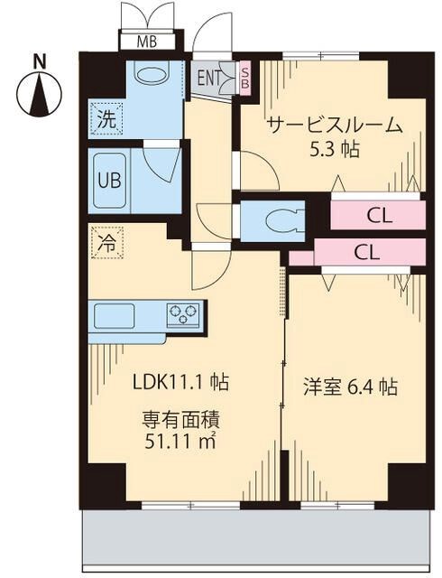 インペリアルパークⅠ 間取り